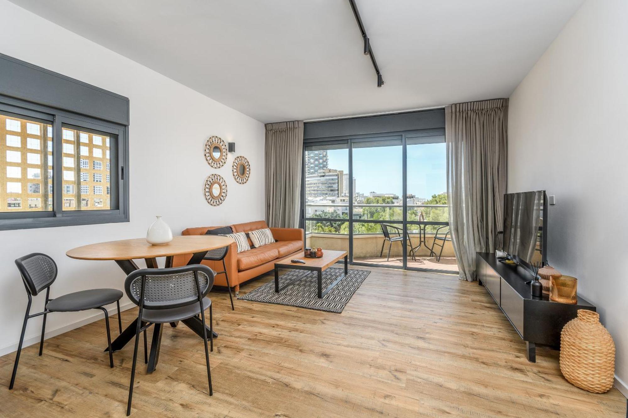 Modern & Sunny 1 Bdr W Balcony And Parking Apartment เทลอาวีฟ ภายนอก รูปภาพ